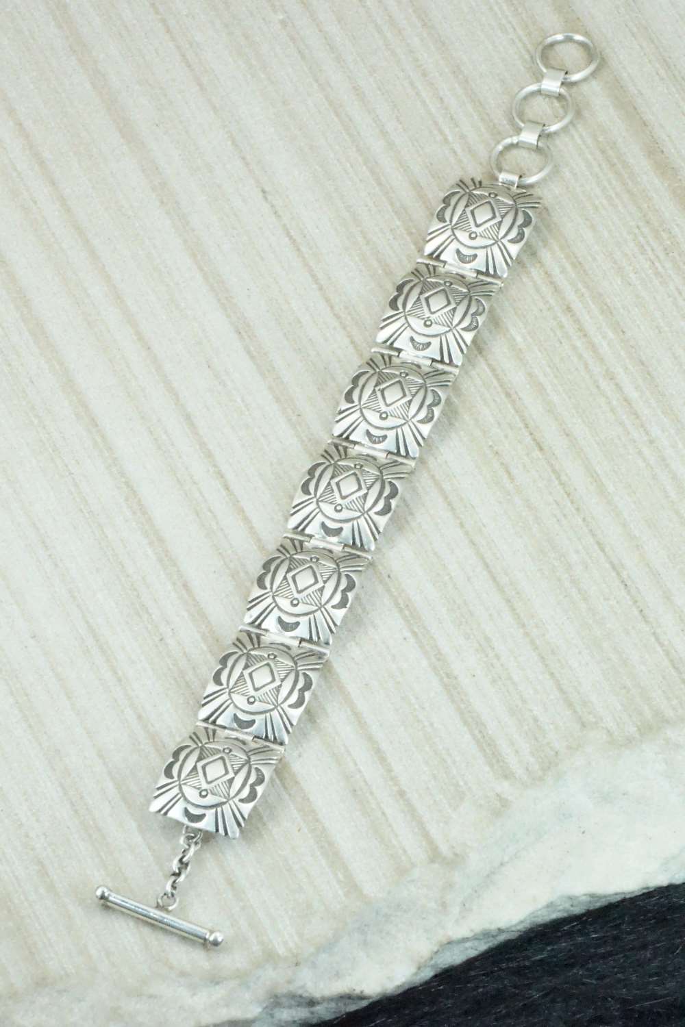 Sterling Silver Link Bracelet - Elgin Tom