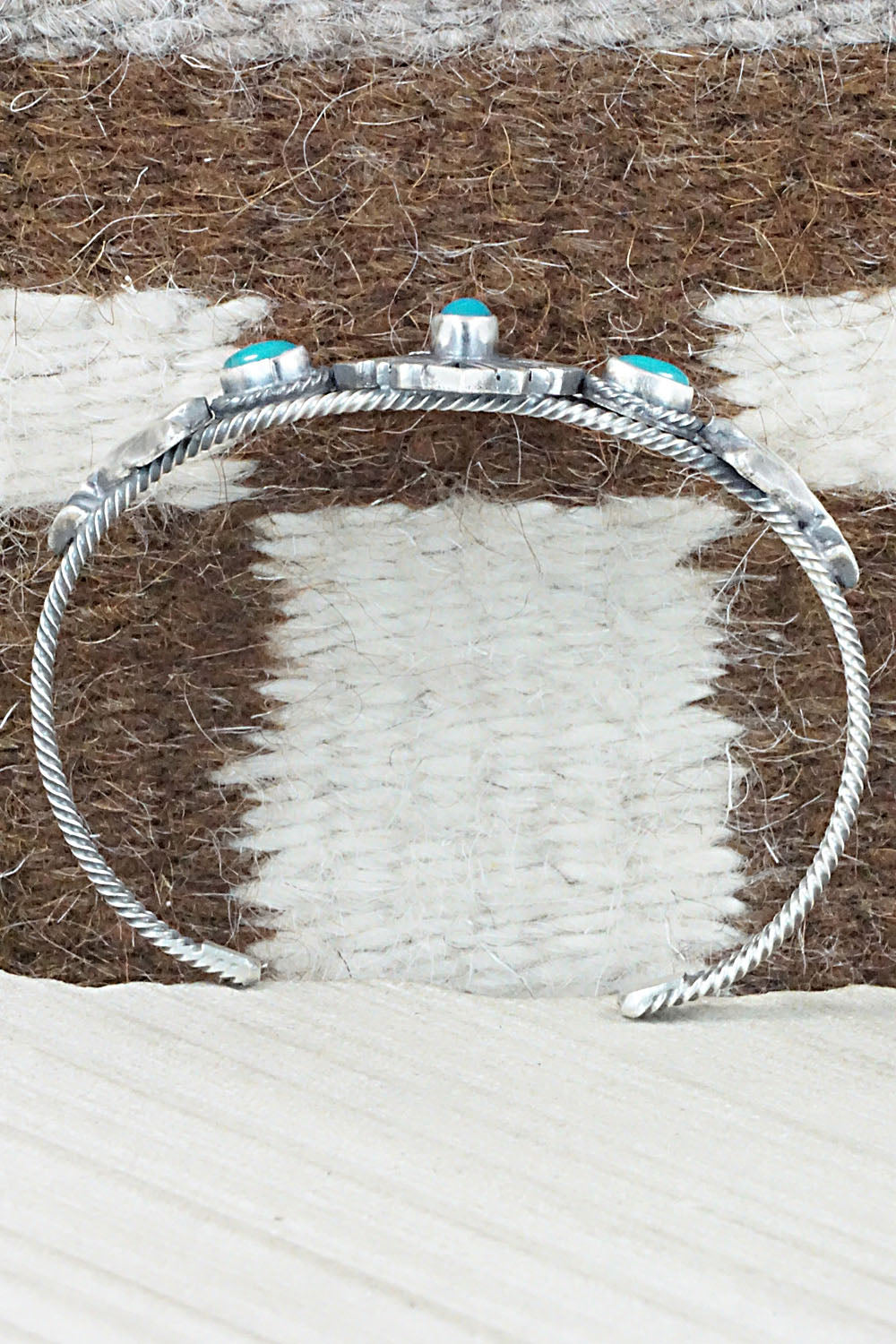 Turquoise & Sterling Silver Bracelet - Bobby Platero