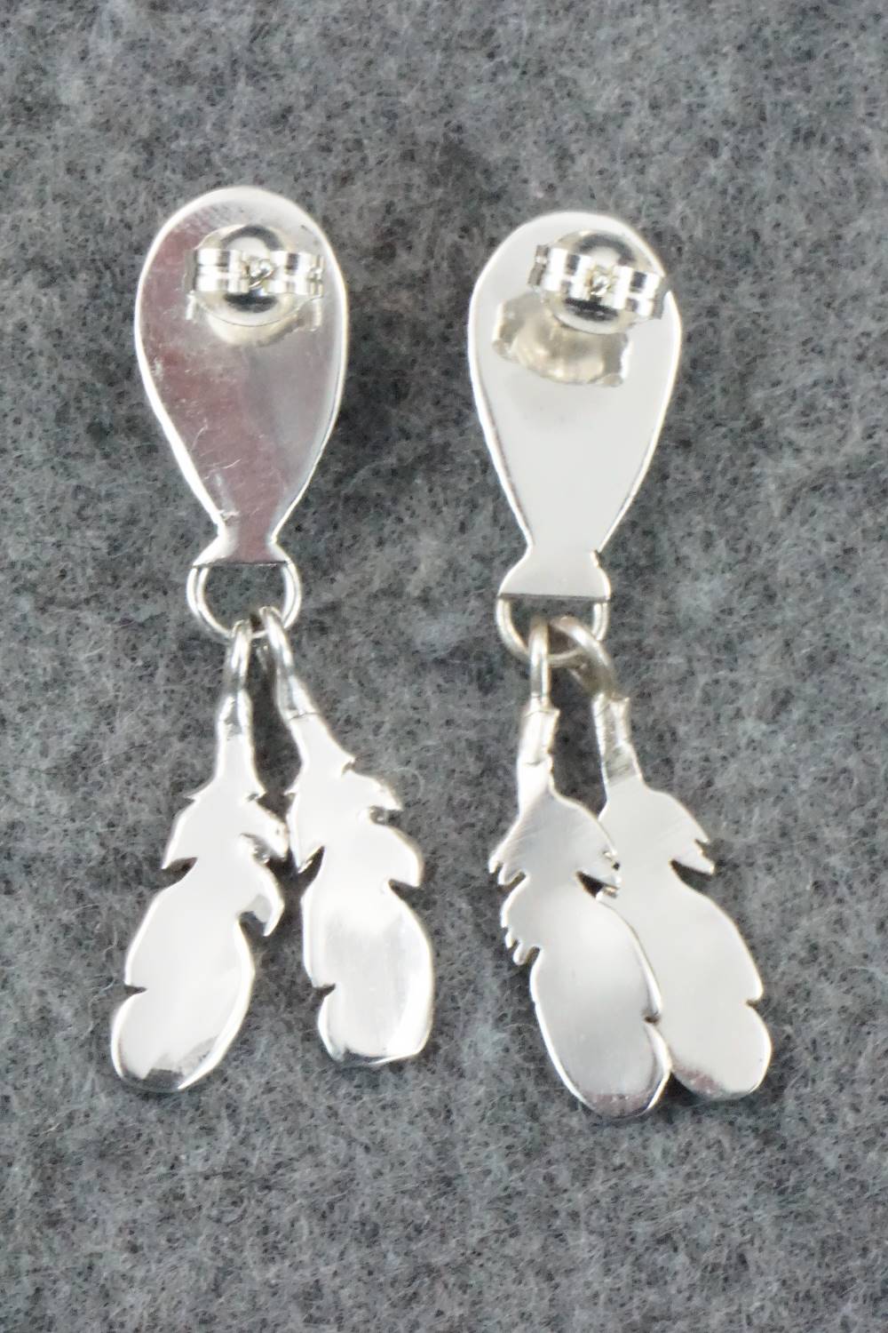 Turquoise & Sterling Silver Earrings - Sharon McCarthy