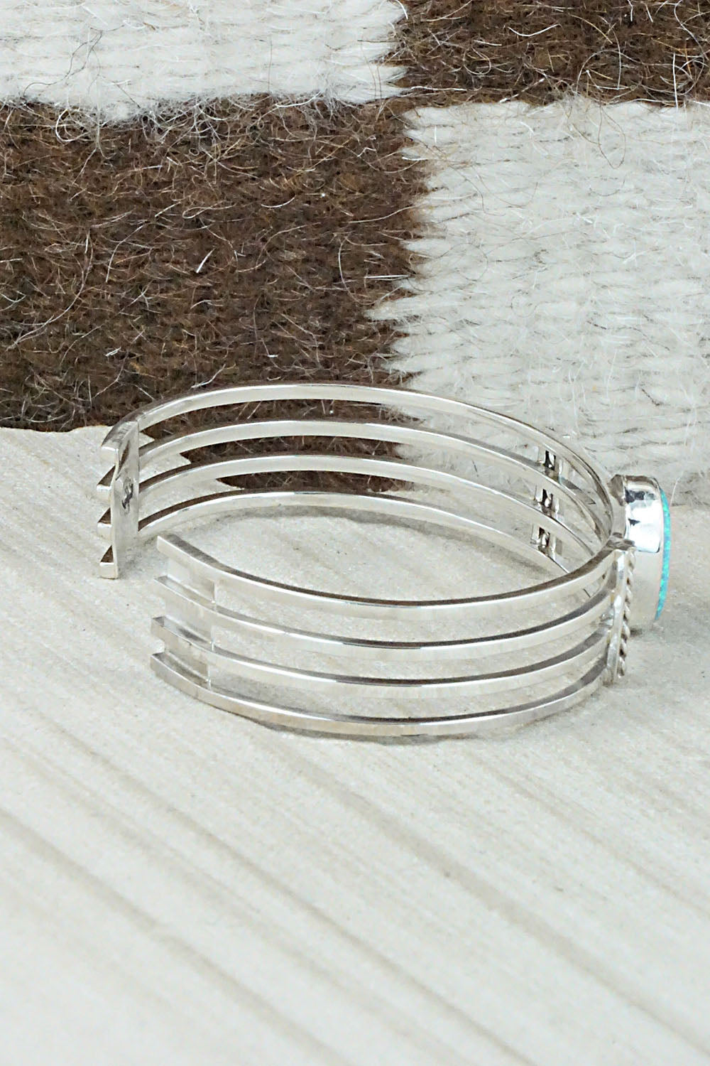 Opalite & Sterling Silver Bracelet - Daniel Benally