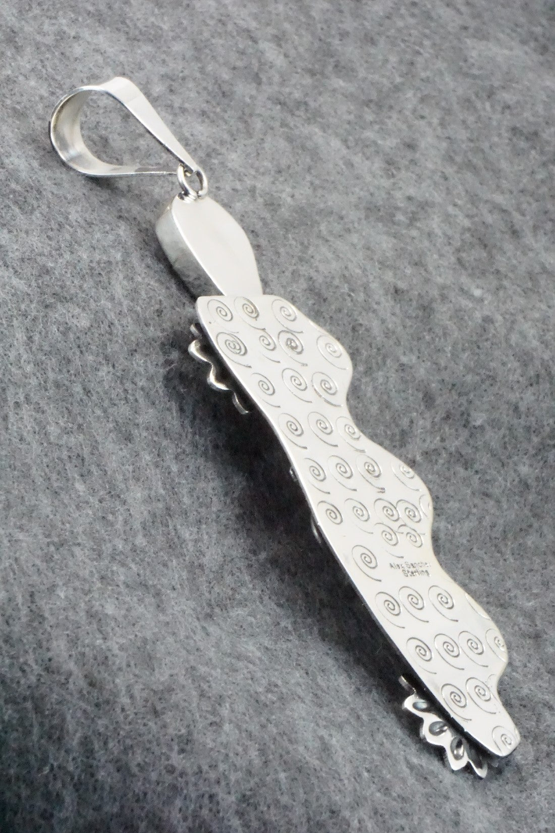 Turquoise & Sterling Silver Pendant - Alex Sanchez
