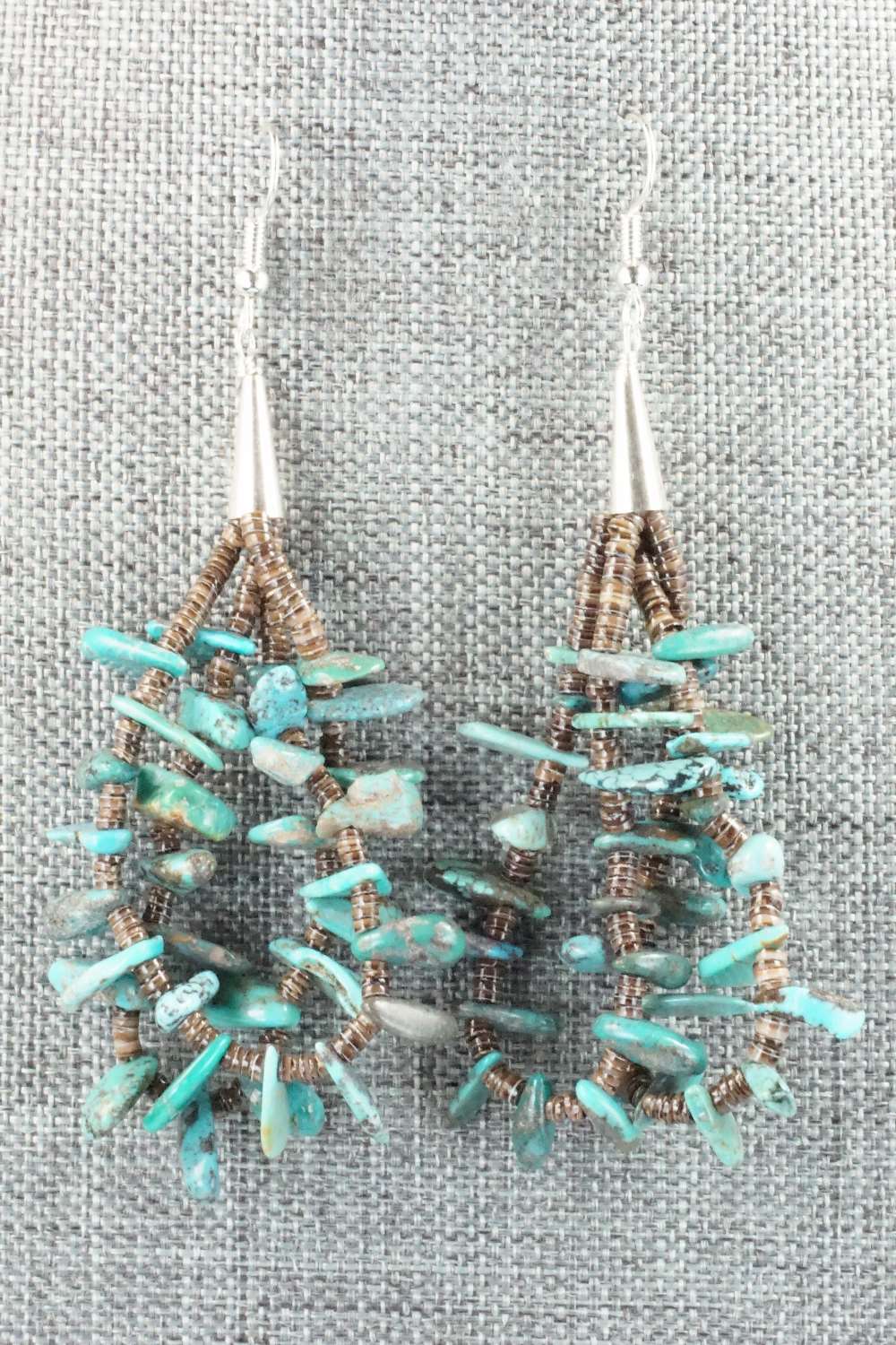 Turquoise & Sterling Silver Earrings - Daniel Coriz