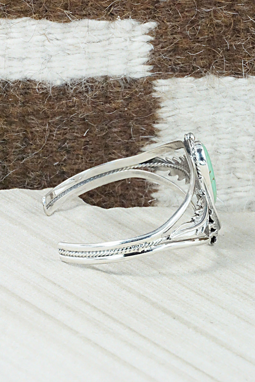 Turquoise & Sterling Silver Bracelet - Andrew Vandever
