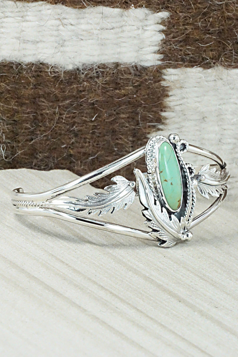 Turquoise & Sterling Silver Bracelet - Andrew Vandever