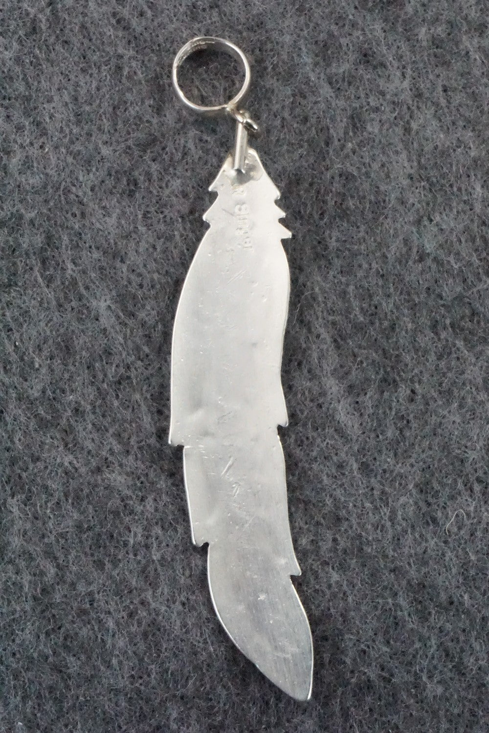 Turquoise & Sterling Silver Pendant - Rosita Singer