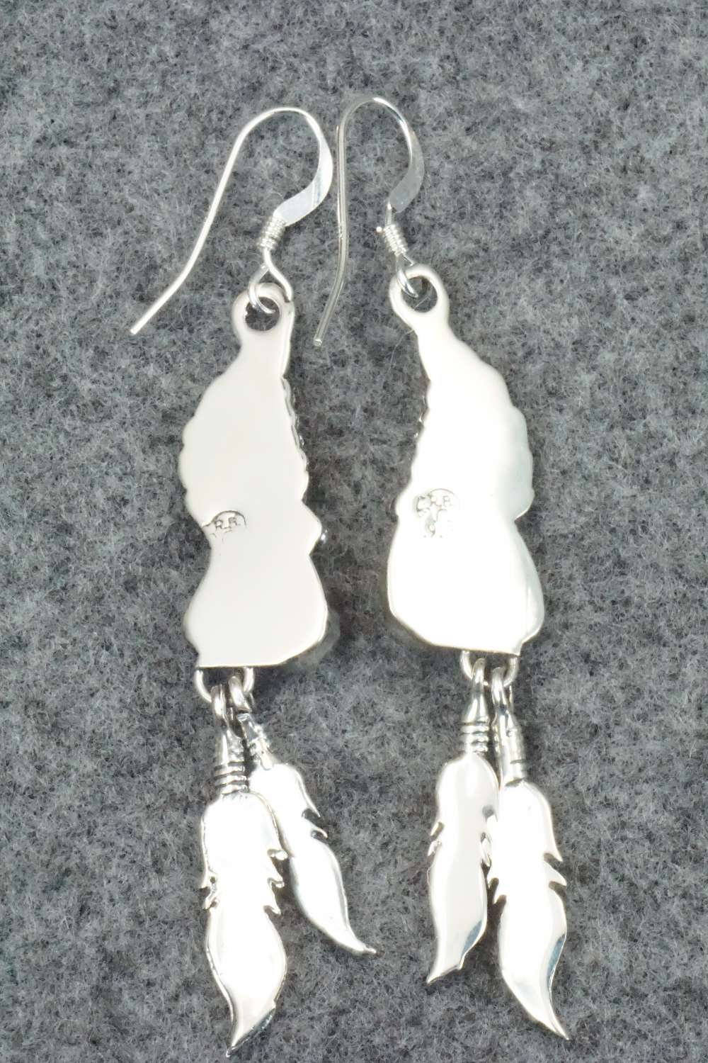 Turquoise & Sterling Silver Earrings - Etta Larry