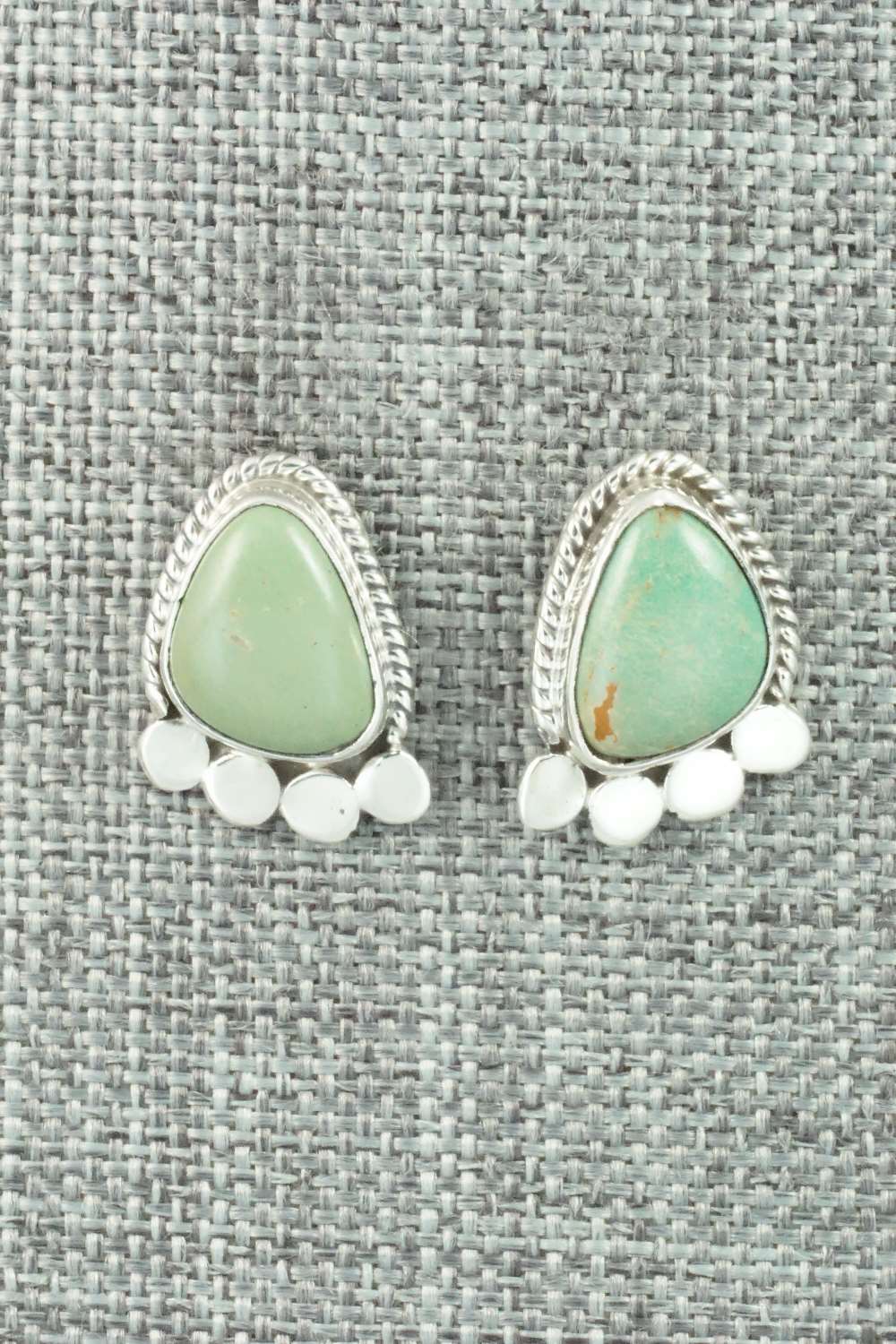 Turquoise & Sterling Silver Earrings - Sharon McCarthy