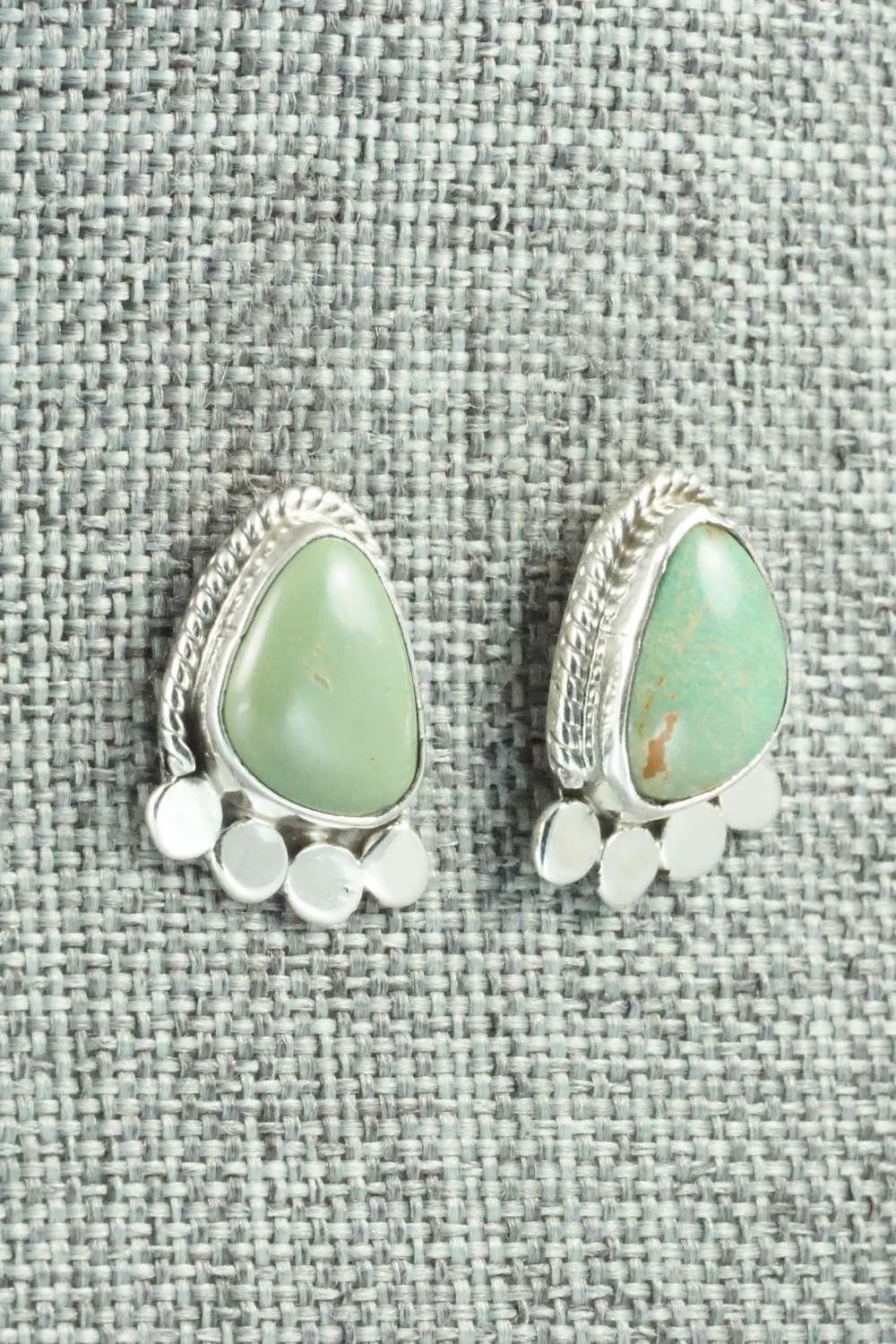 Turquoise & Sterling Silver Earrings - Sharon McCarthy