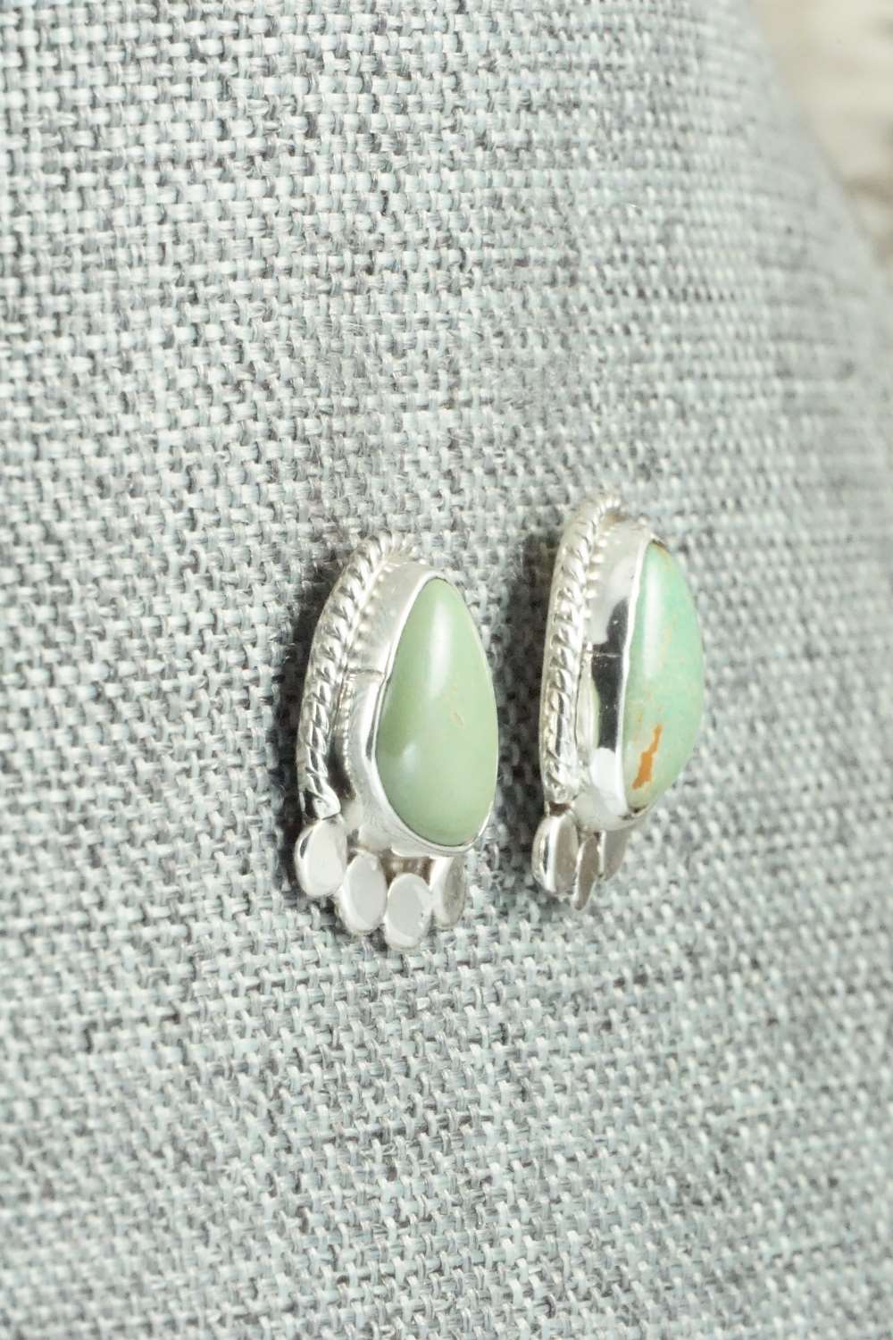 Turquoise & Sterling Silver Earrings - Sharon McCarthy