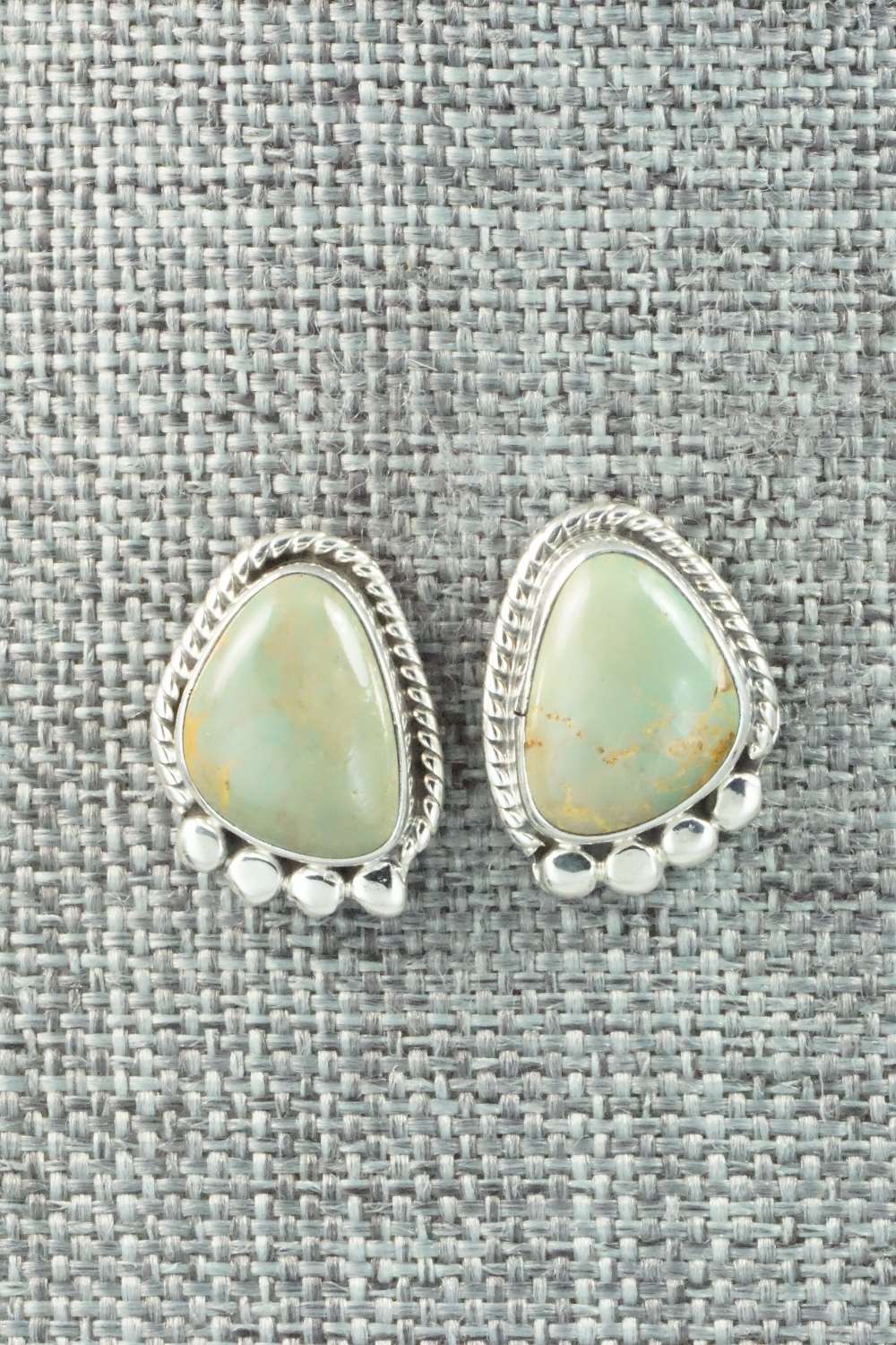 Turquoise & Sterling Silver Earrings - Sharon McCarthy