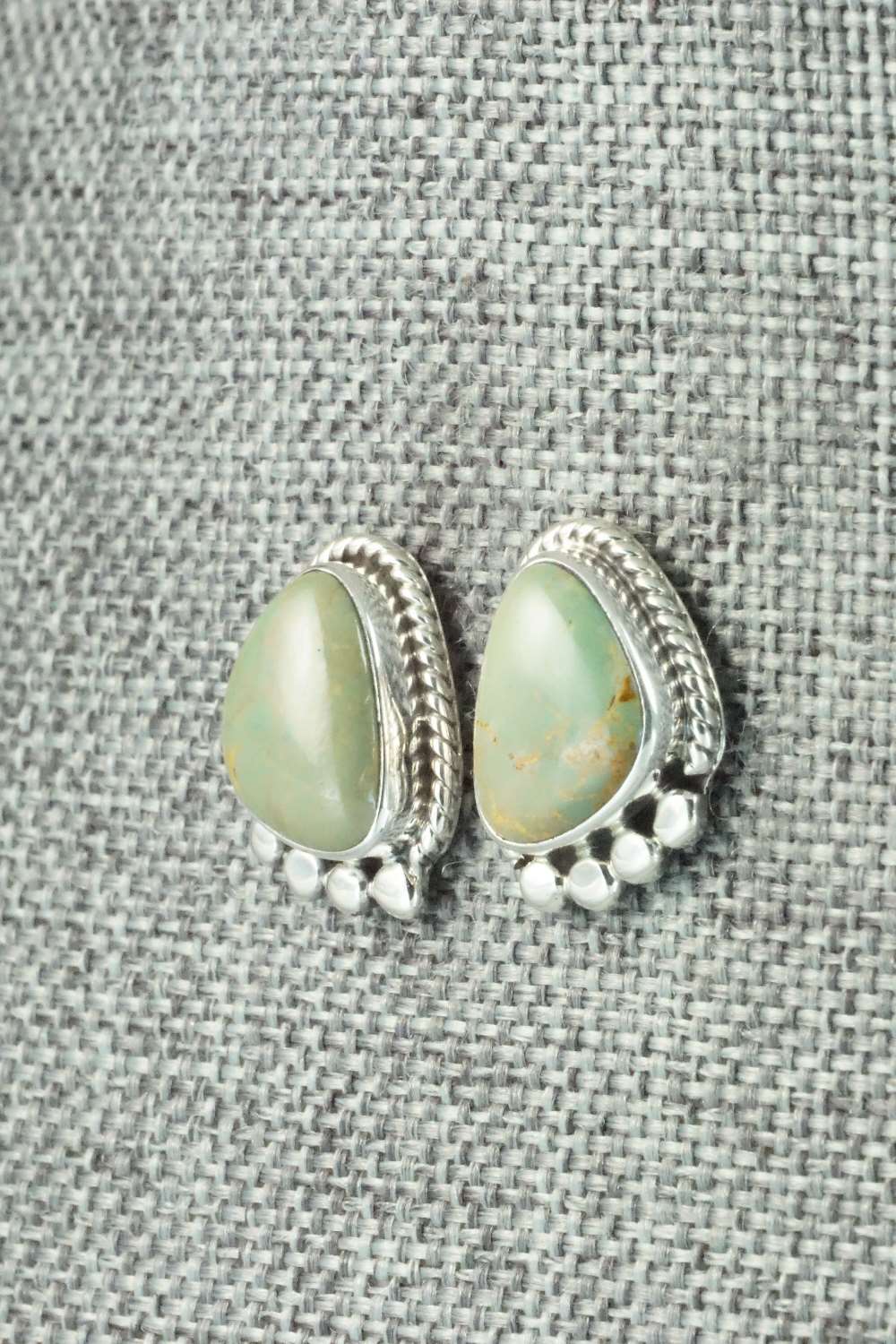 Turquoise & Sterling Silver Earrings - Sharon McCarthy