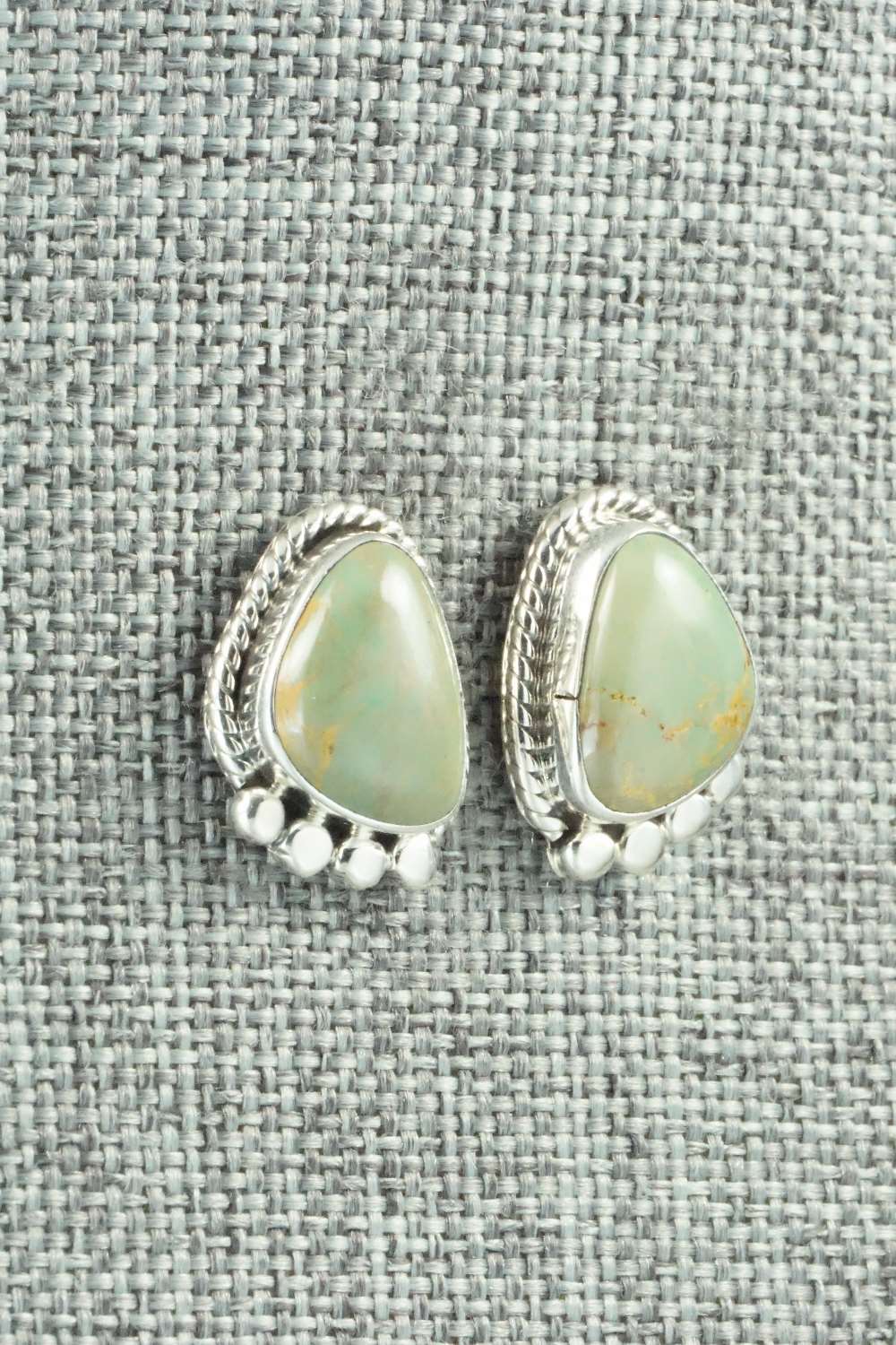 Turquoise & Sterling Silver Earrings - Sharon McCarthy