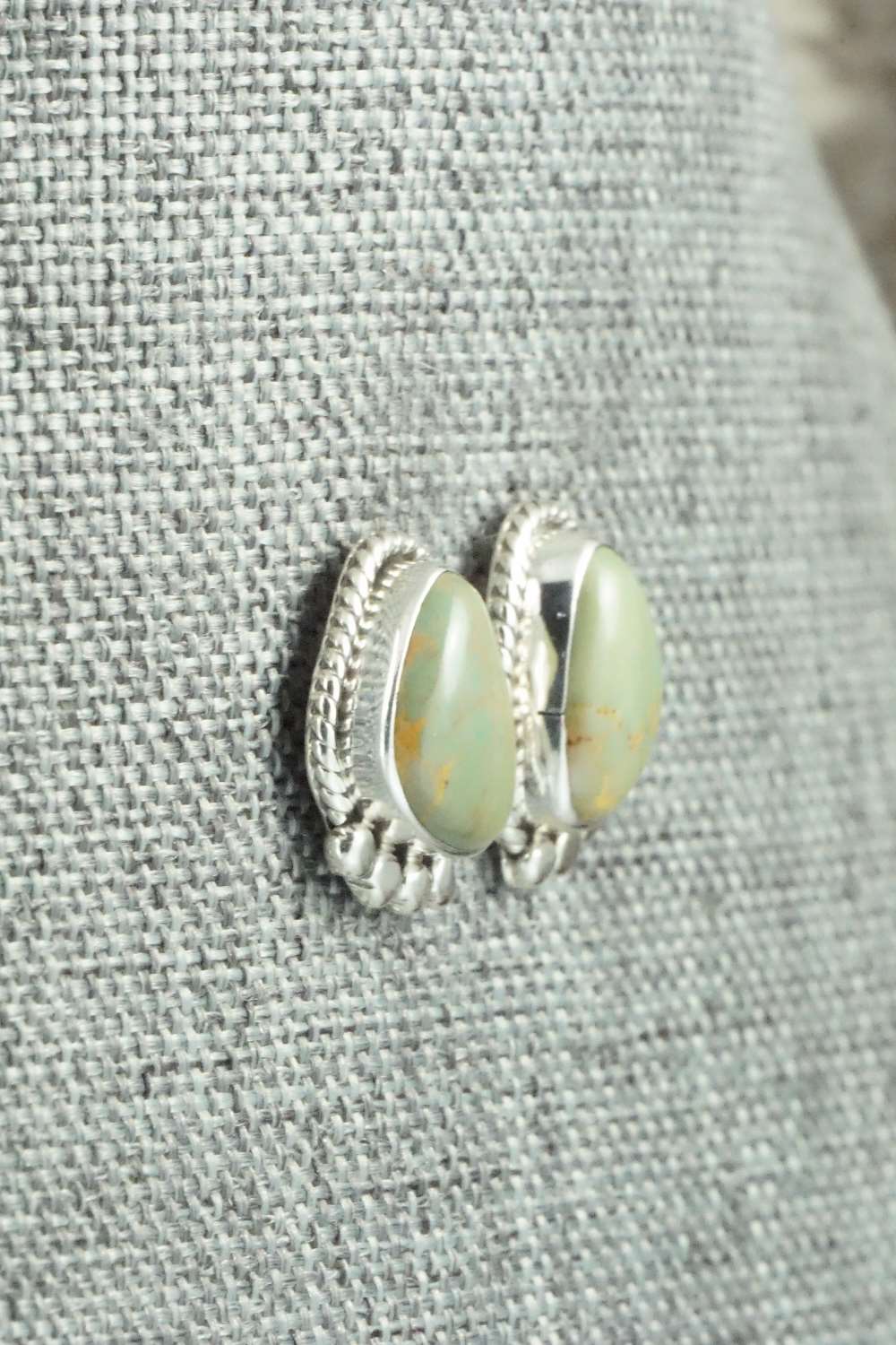 Turquoise & Sterling Silver Earrings - Sharon McCarthy