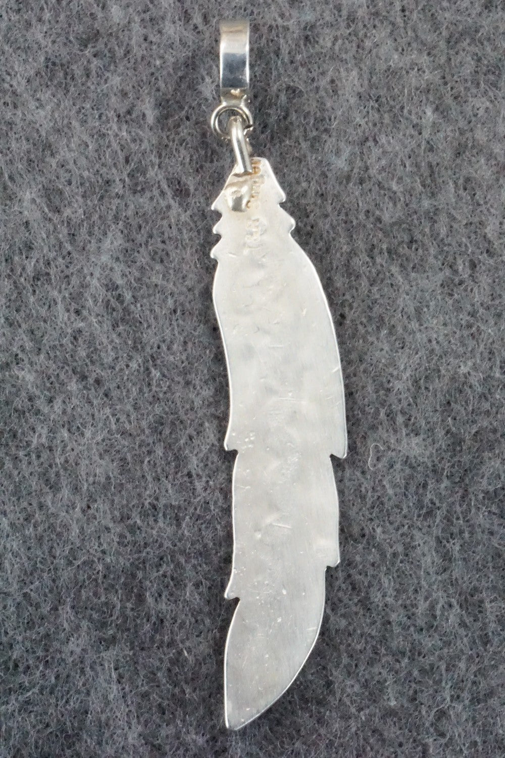 Turquoise & Sterling Silver Pendant - Rosita Singer