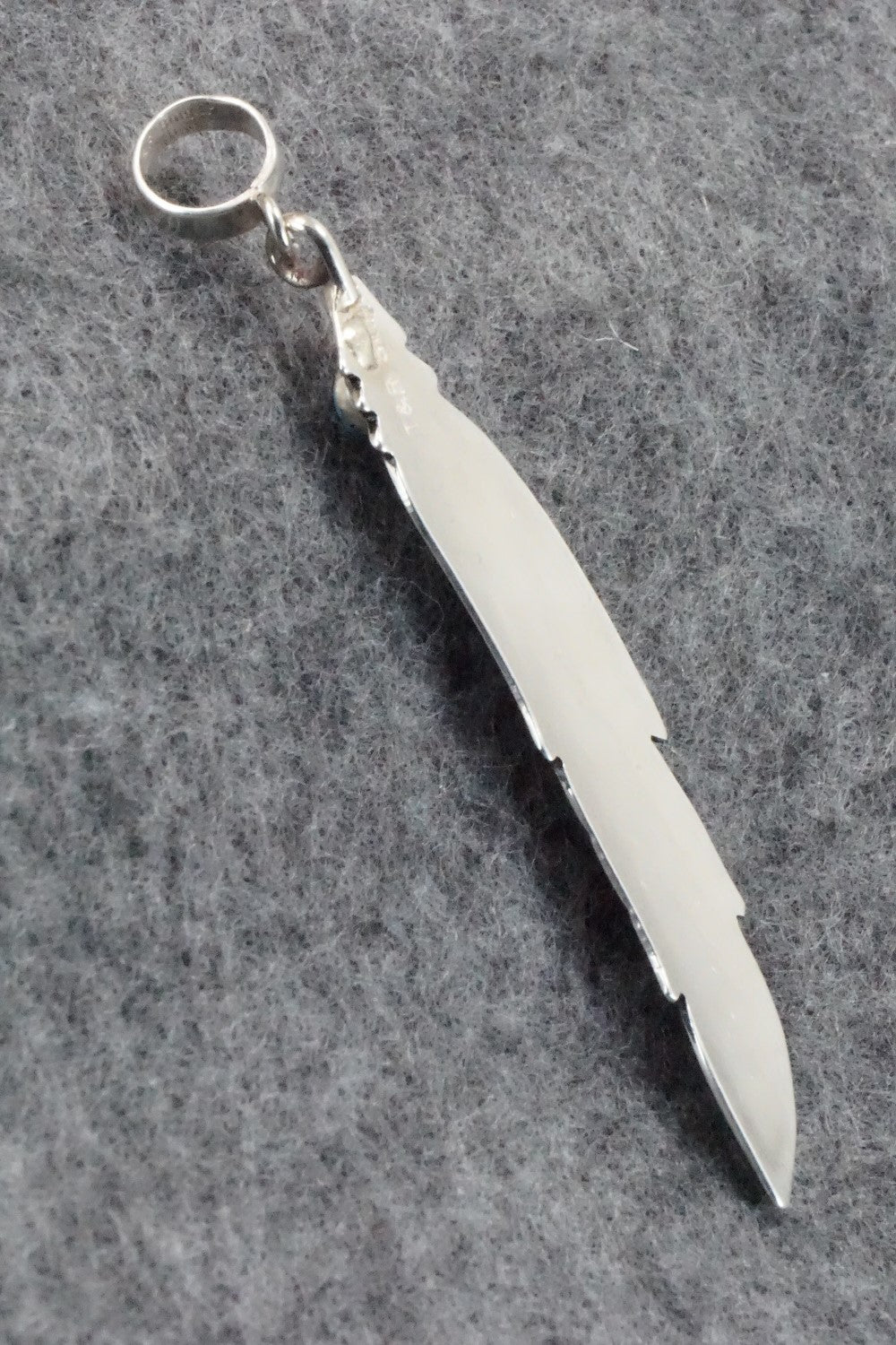 Turquoise & Sterling Silver Pendant - Rosita Singer