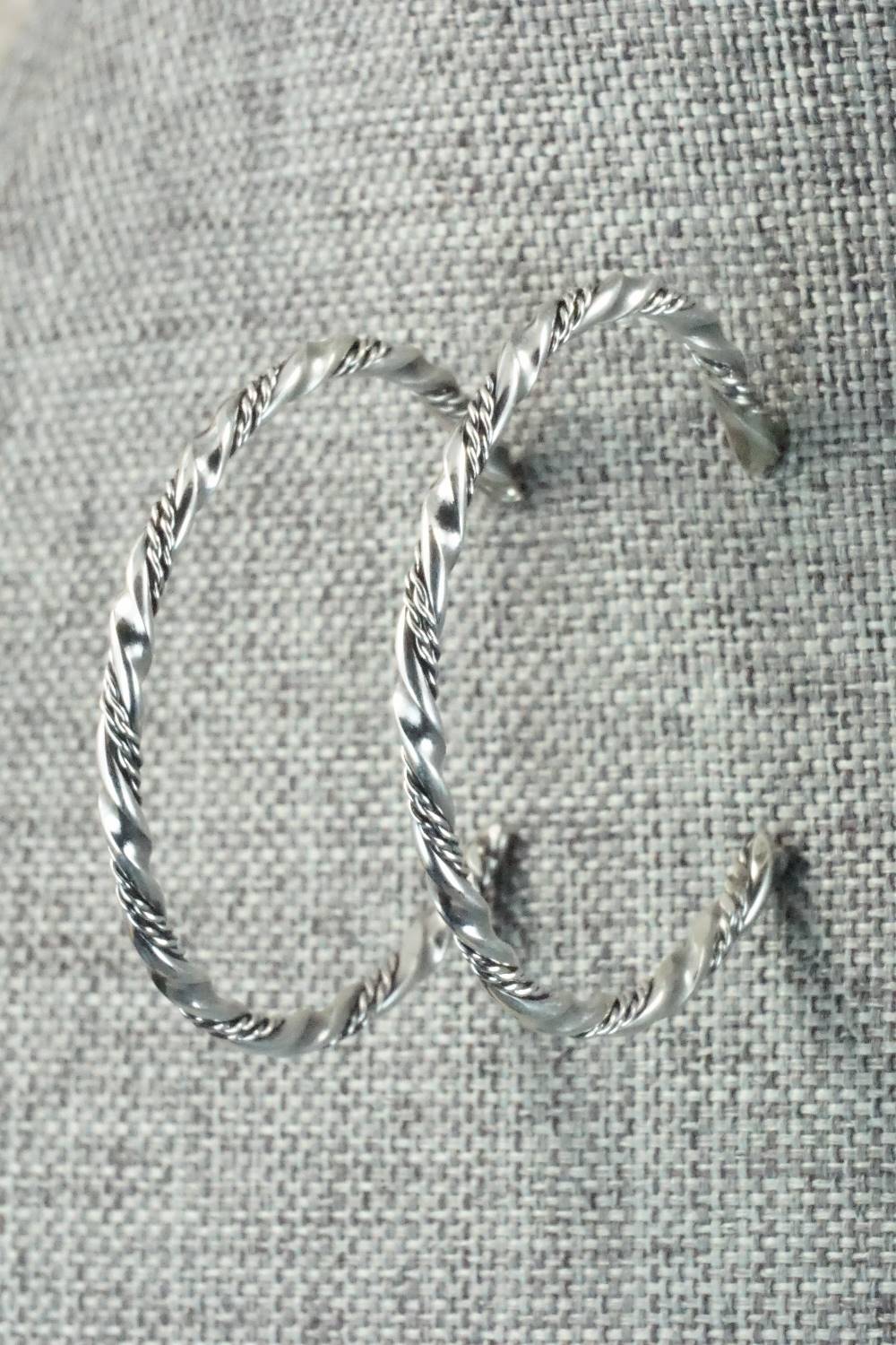 Sterling Silver Earrings - Elaine Tahe