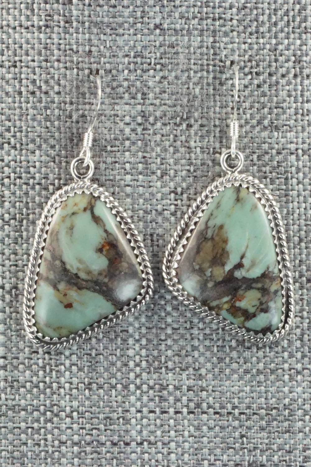 Turquoise & Sterling Silver Earrings - Letricia Largo