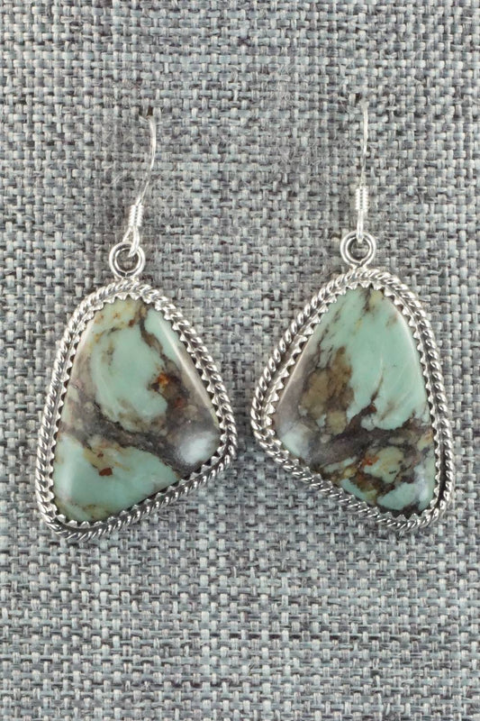 Turquoise & Sterling Silver Earrings - Letricia Largo