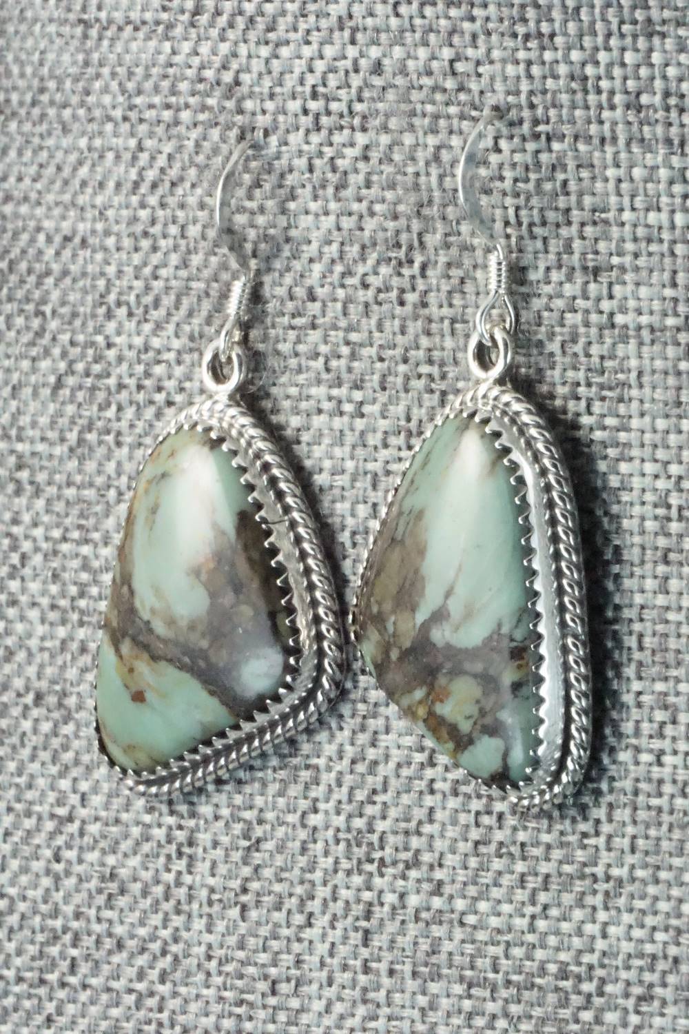 Turquoise & Sterling Silver Earrings - Letricia Largo