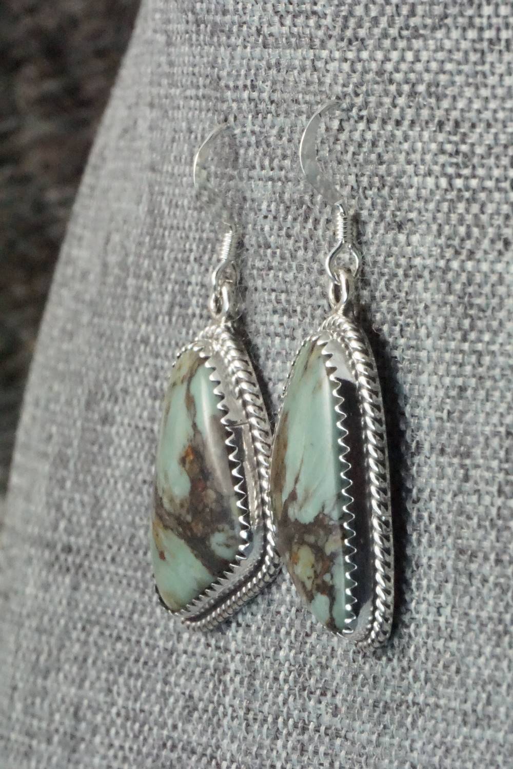 Turquoise & Sterling Silver Earrings - Letricia Largo