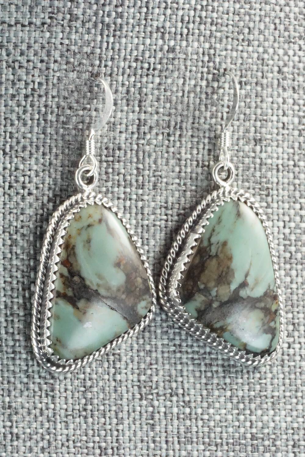 Turquoise & Sterling Silver Earrings - Letricia Largo