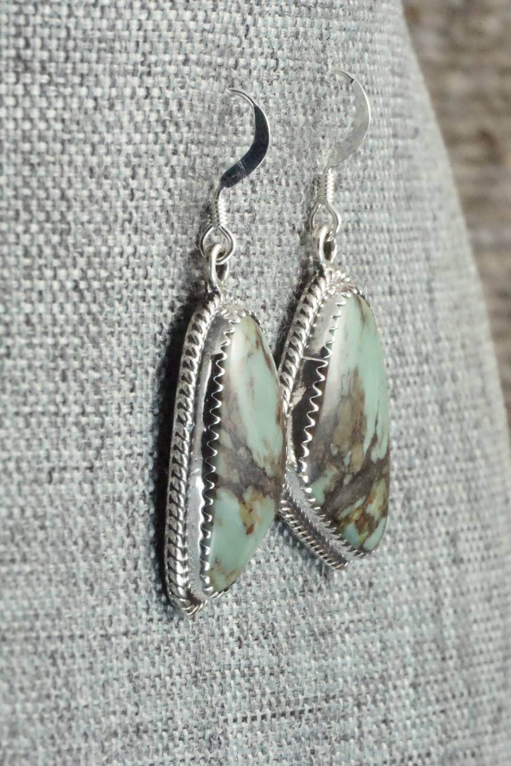 Turquoise & Sterling Silver Earrings - Letricia Largo