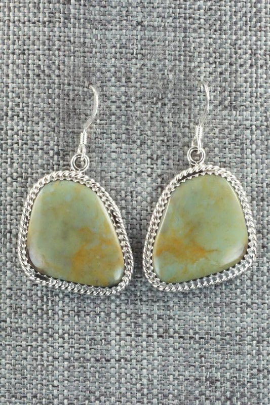 Turquoise & Sterling Silver Earrings - Letricia Largo