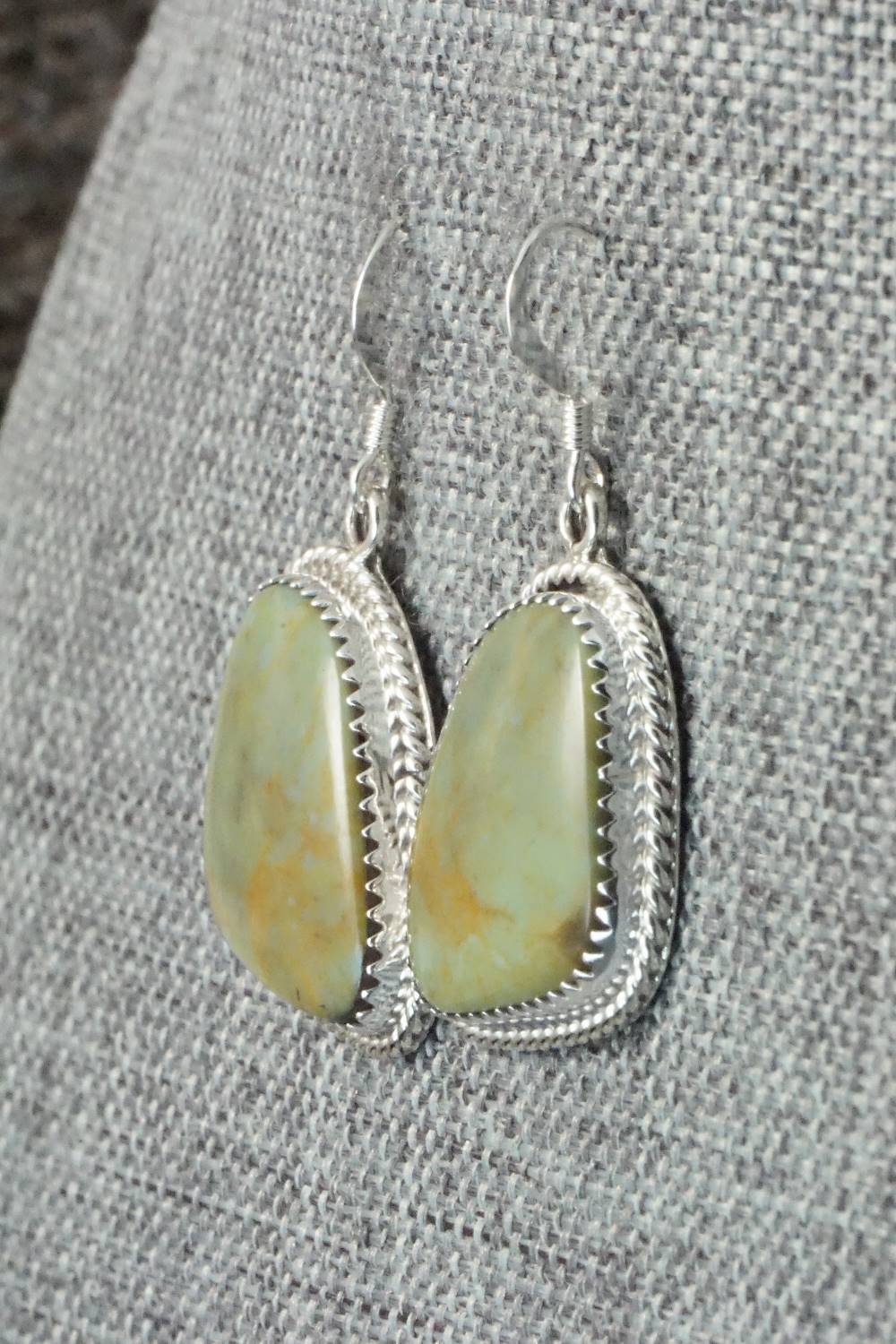 Turquoise & Sterling Silver Earrings - Letricia Largo