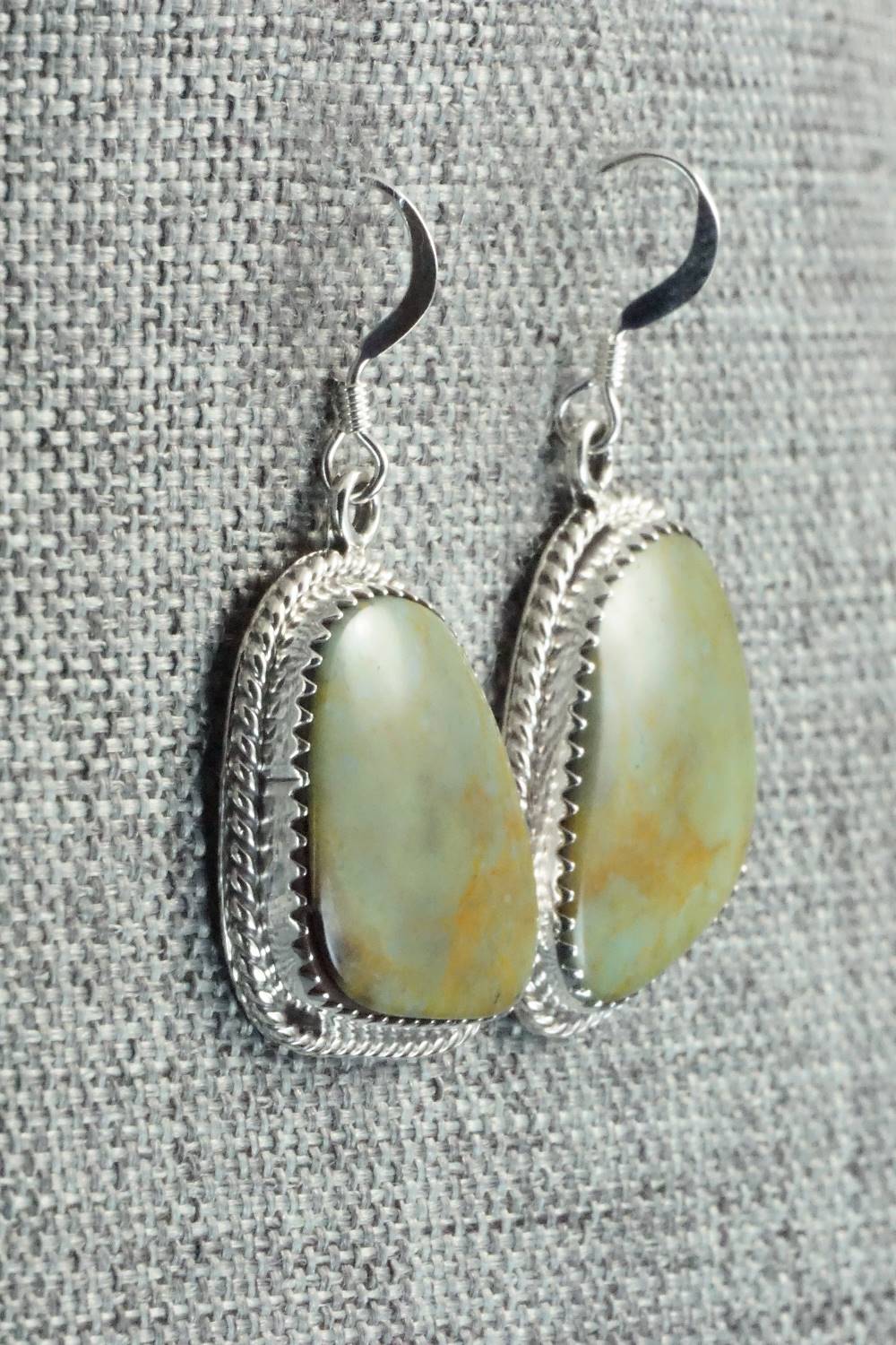 Turquoise & Sterling Silver Earrings - Letricia Largo