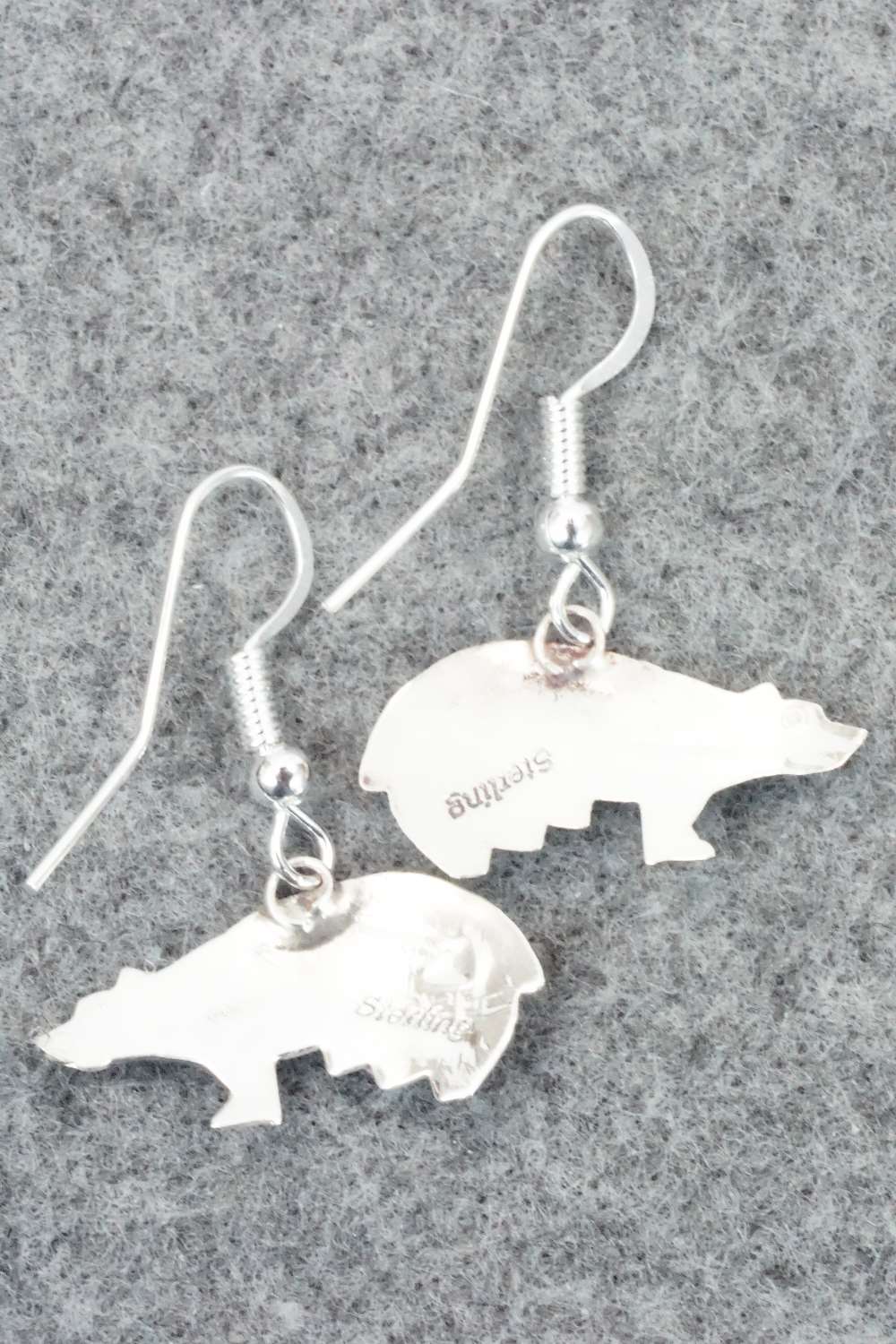 Turquoise & Sterling Silver Earrings - Lena Platero