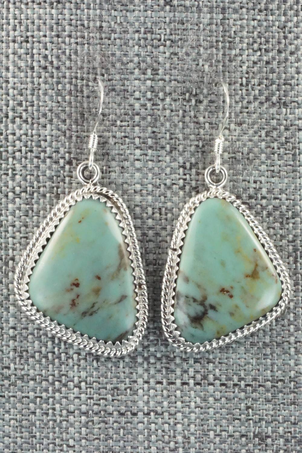 Turquoise & Sterling Silver Earrings - Letricia Largo