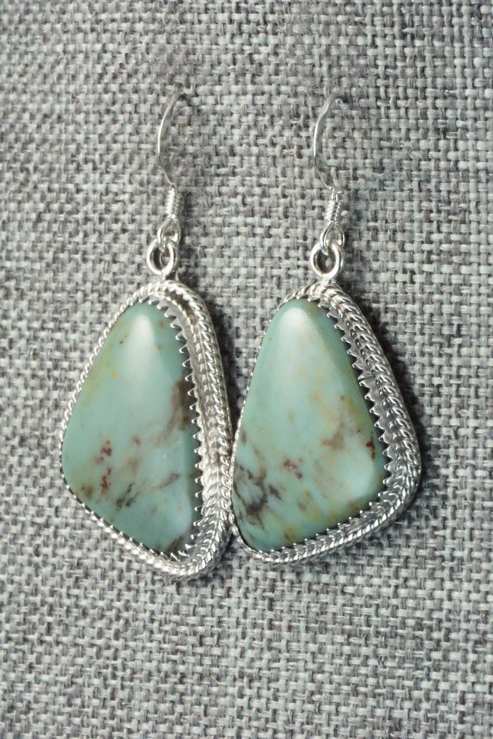 Turquoise & Sterling Silver Earrings - Letricia Largo