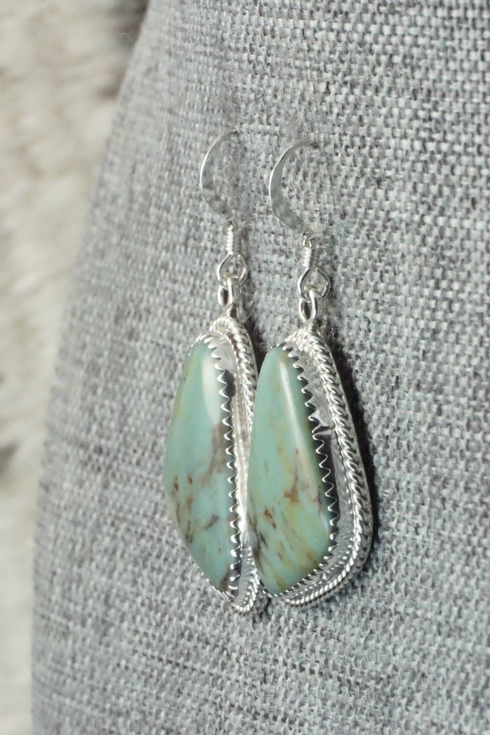 Turquoise & Sterling Silver Earrings - Letricia Largo