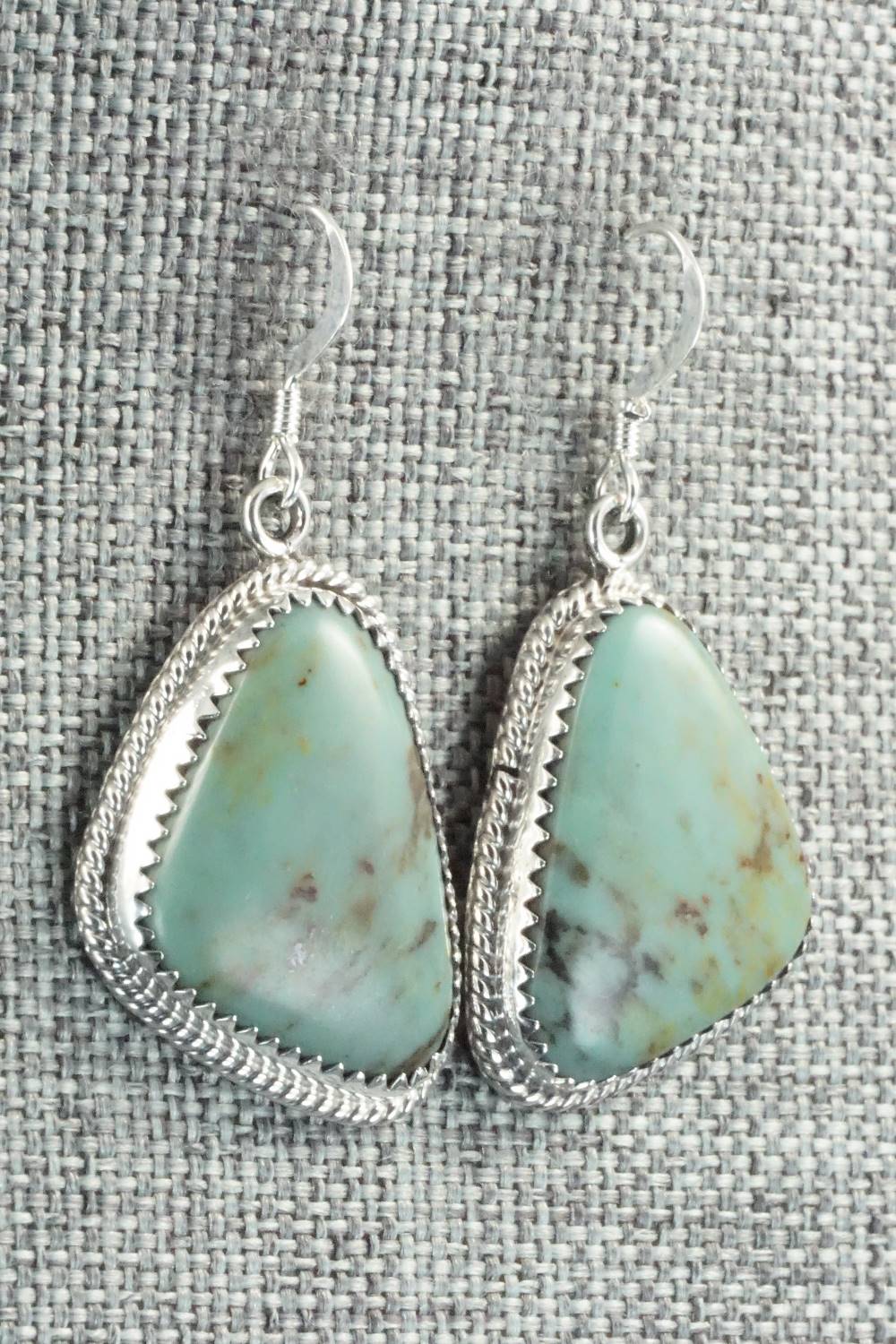 Turquoise & Sterling Silver Earrings - Letricia Largo