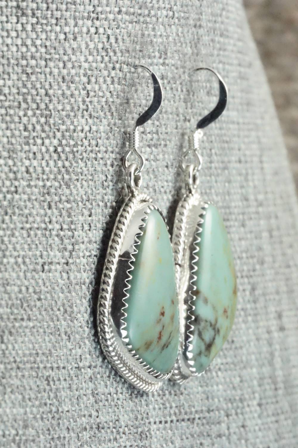 Turquoise & Sterling Silver Earrings - Letricia Largo