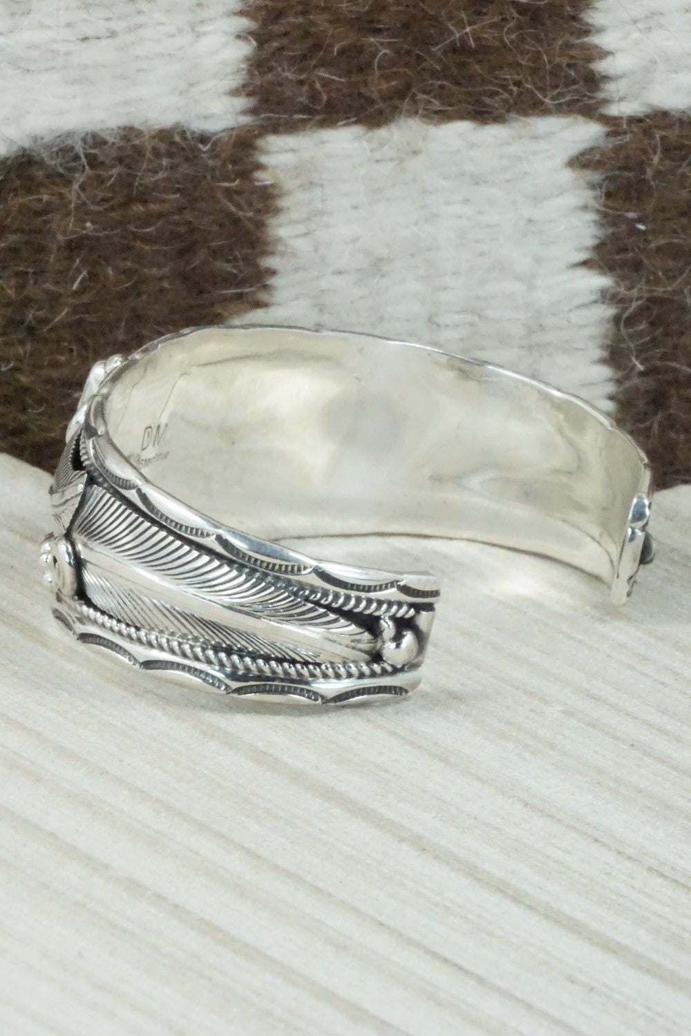 Spiny Oyster & Sterling Silver Bracelet - Darrell Morgan