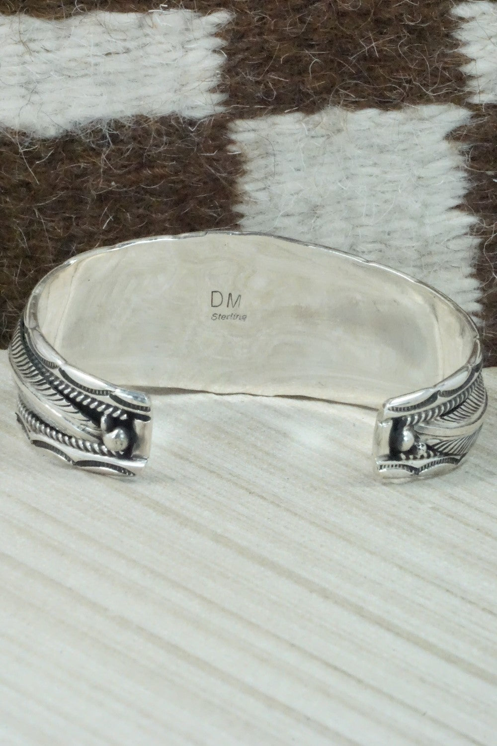 Spiny Oyster & Sterling Silver Bracelet - Darrell Morgan
