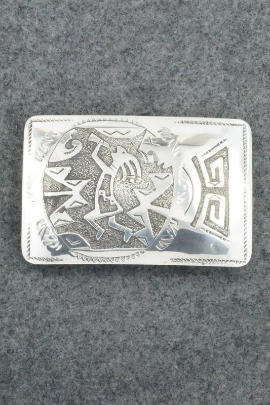 Sterling Silver Belt Buckle - Raymond Begay