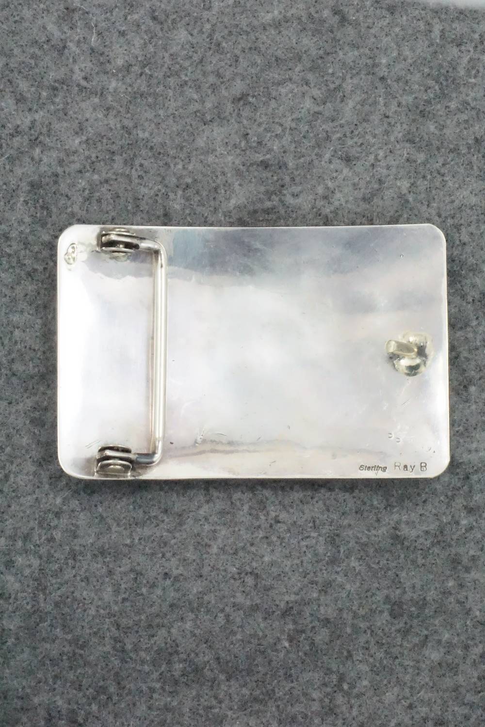 Sterling Silver Belt Buckle - Raymond Begay