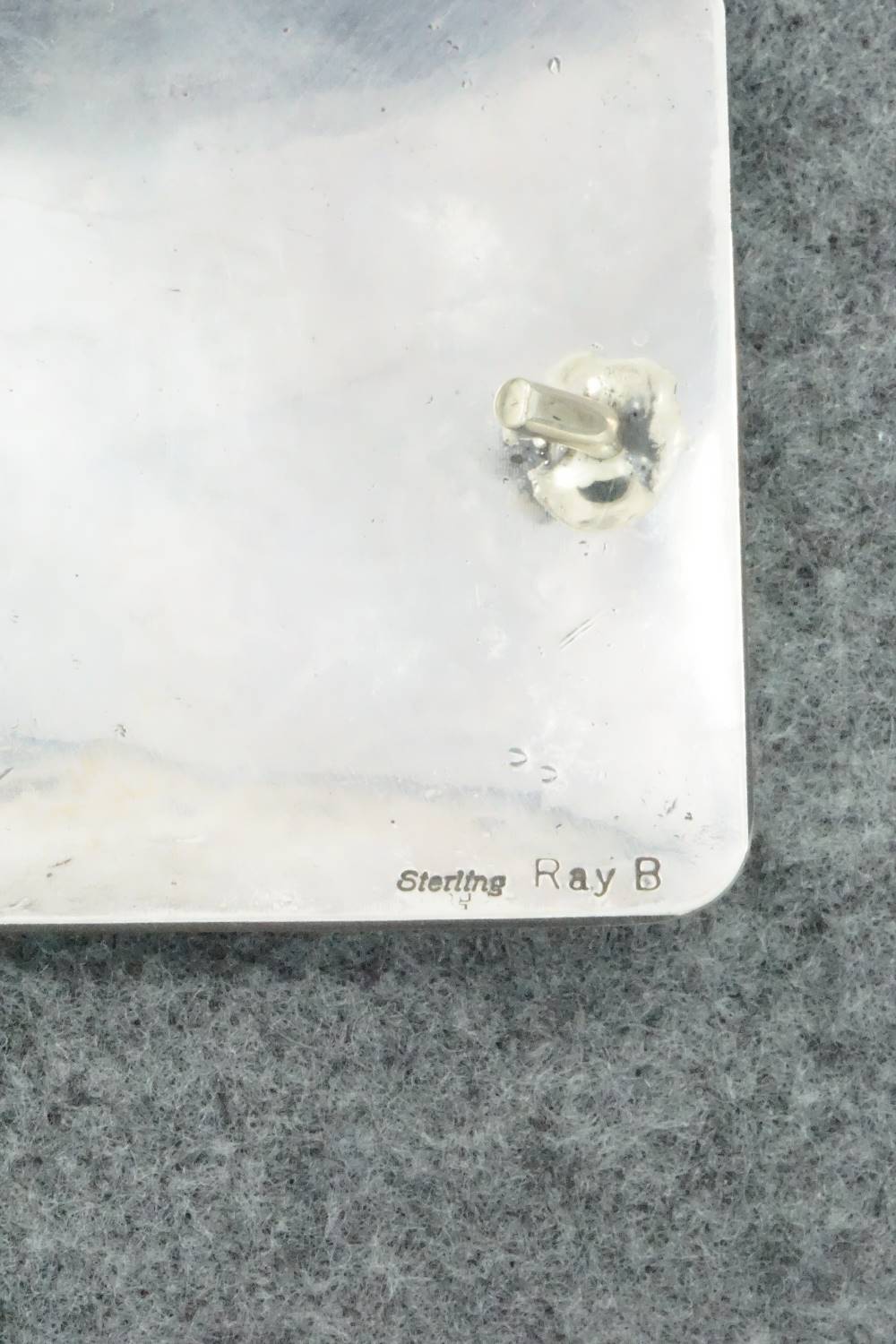 Sterling Silver Belt Buckle - Raymond Begay