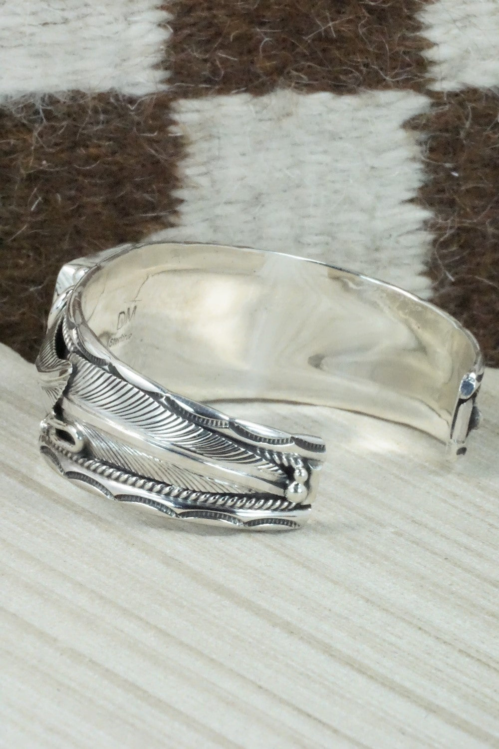 Spiny Oyster & Sterling Silver Bracelet - Darrell Morgan