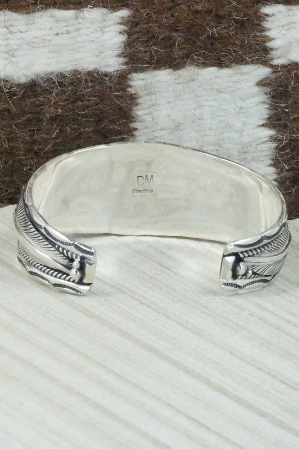 Spiny Oyster & Sterling Silver Bracelet - Darrell Morgan
