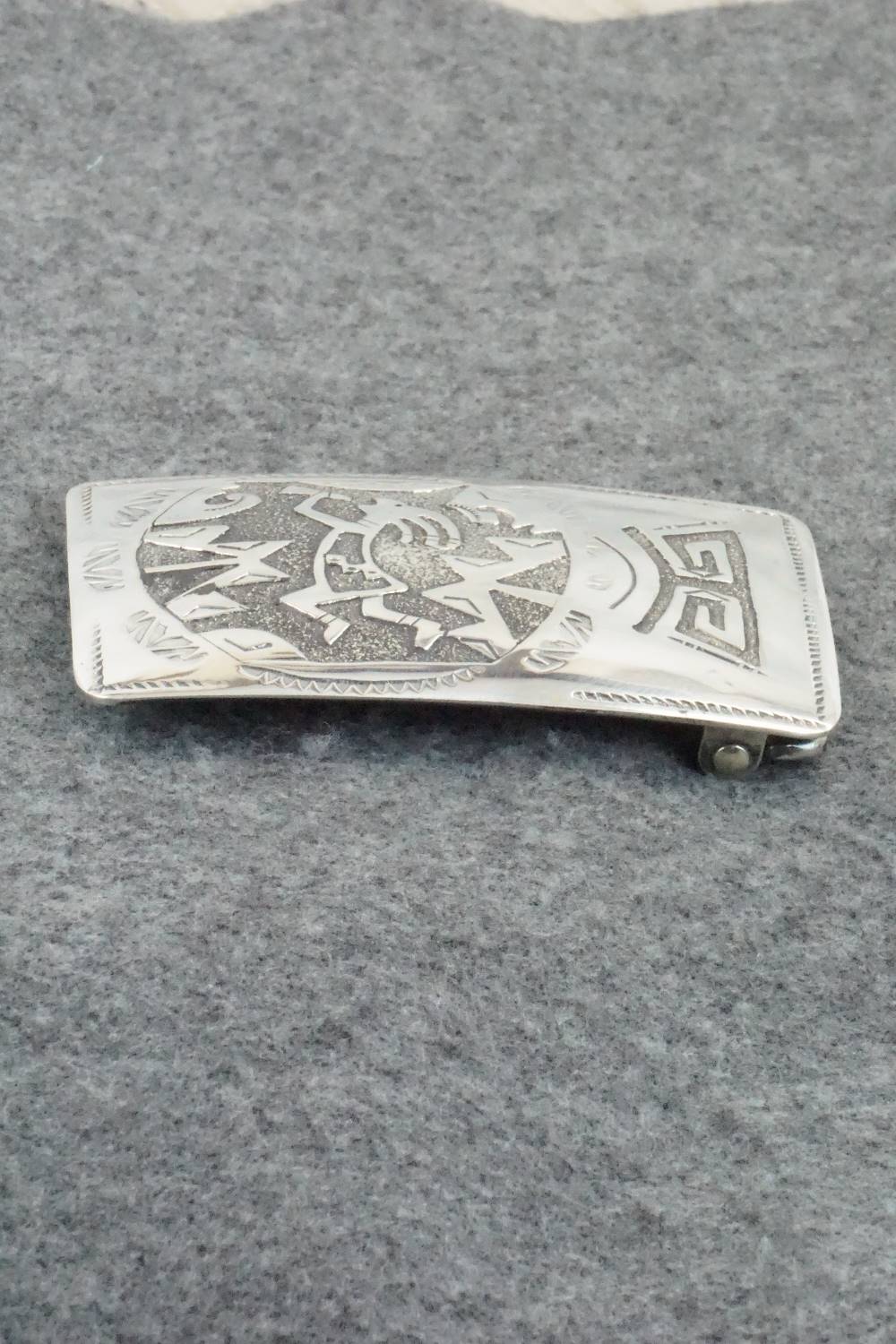 Sterling Silver Belt Buckle - Raymond Begay