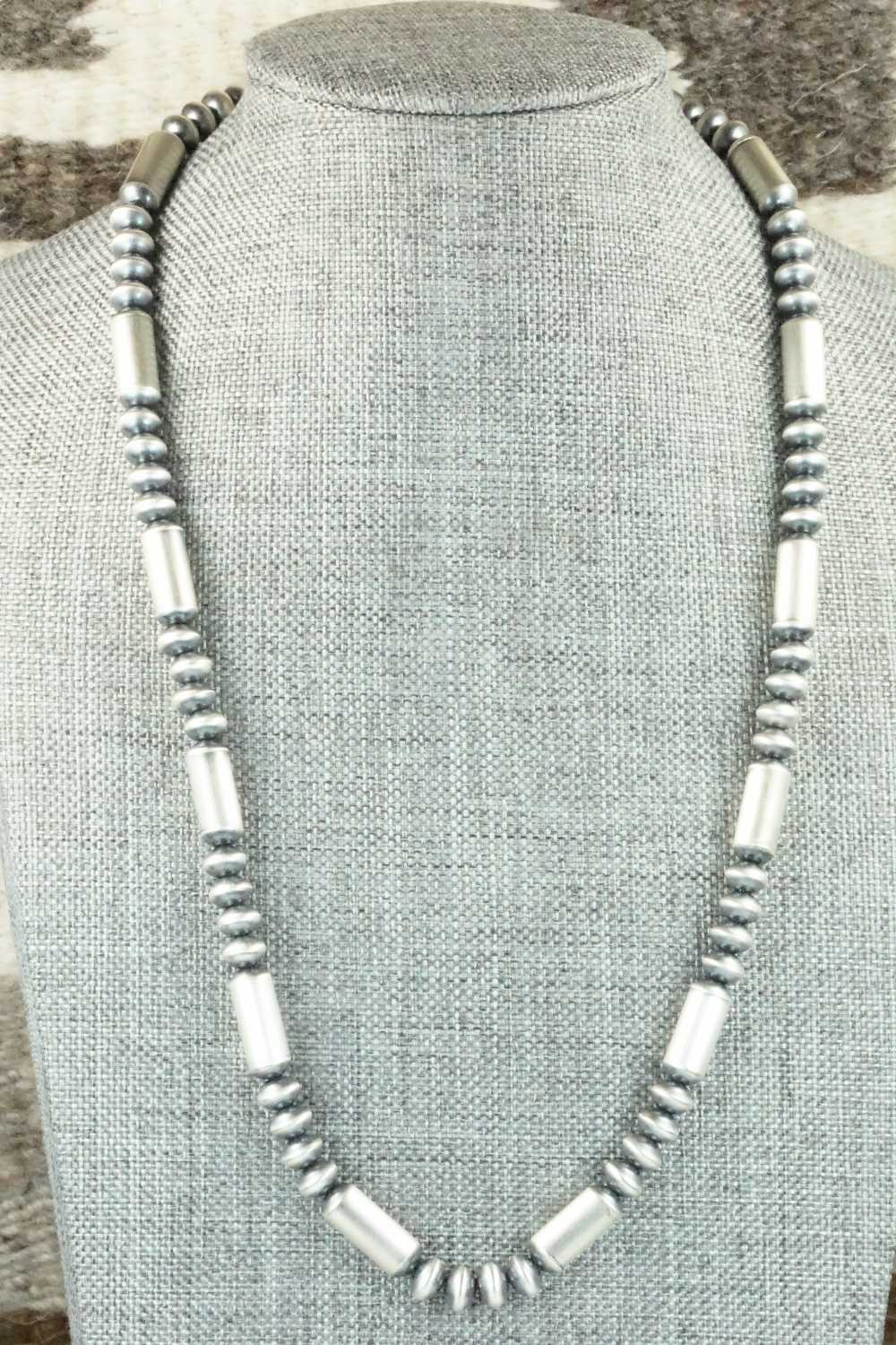 Sterling Silver Navajo Pearl Necklace - Tonisha Haley