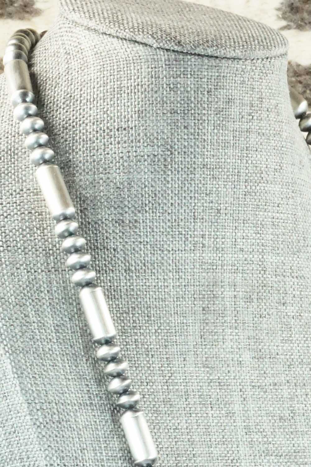 Sterling Silver Navajo Pearl Necklace - Tonisha Haley