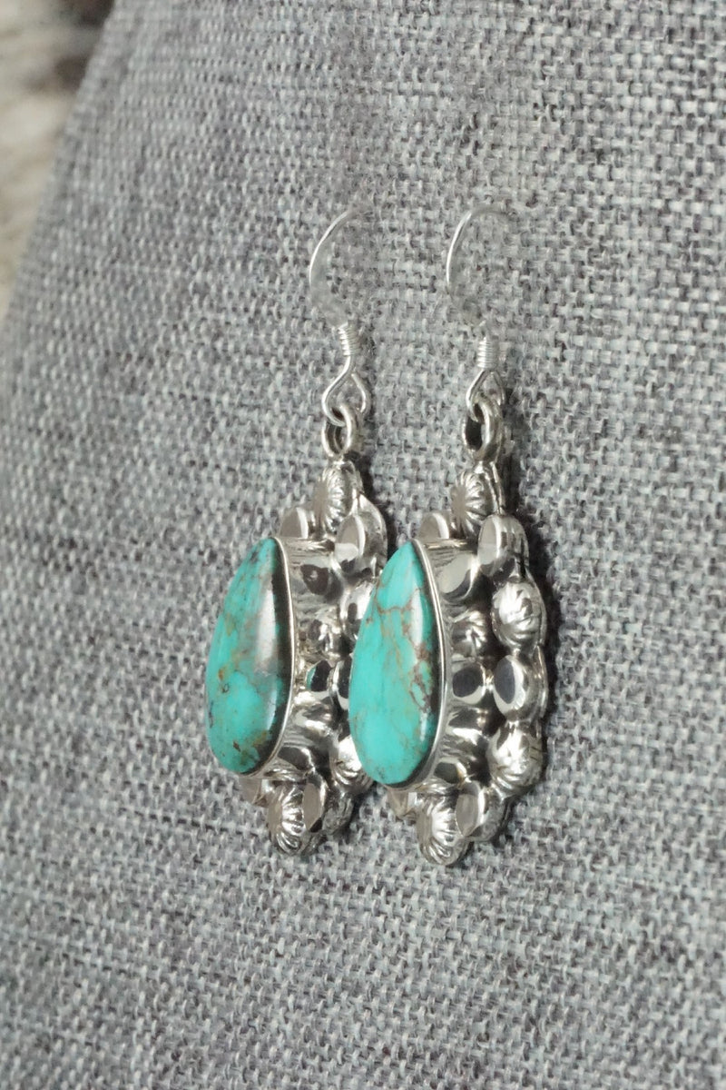 Turquoise & Sterling Silver Earrings - Sadie Jim