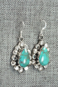 Turquoise & Sterling Silver Earrings - Sadie Jim