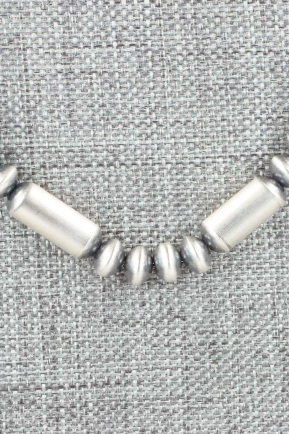 Sterling Silver Navajo Pearl Necklace - Tonisha Haley