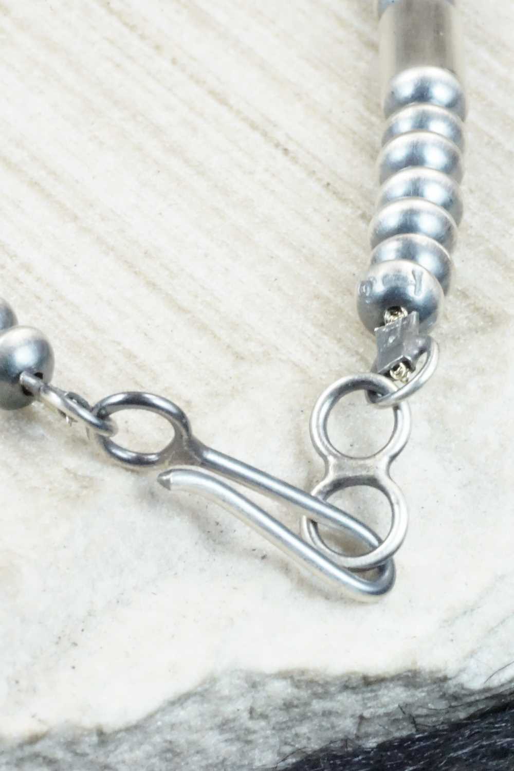Sterling Silver Navajo Pearl Necklace - Tonisha Haley