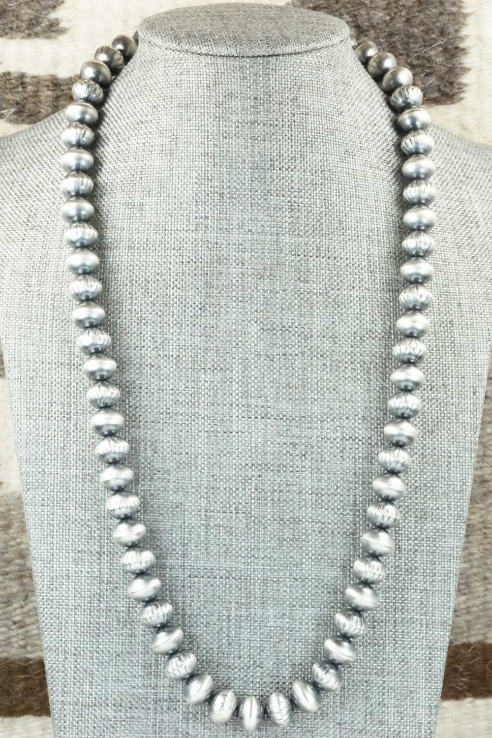 Sterling Silver Navajo Pearl Necklace - Tonisha Haley